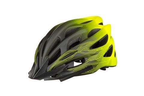 Шолом ONRIDE Mount матовий чорний-жовтий неон L (58-61 см) 2526116105159 фото