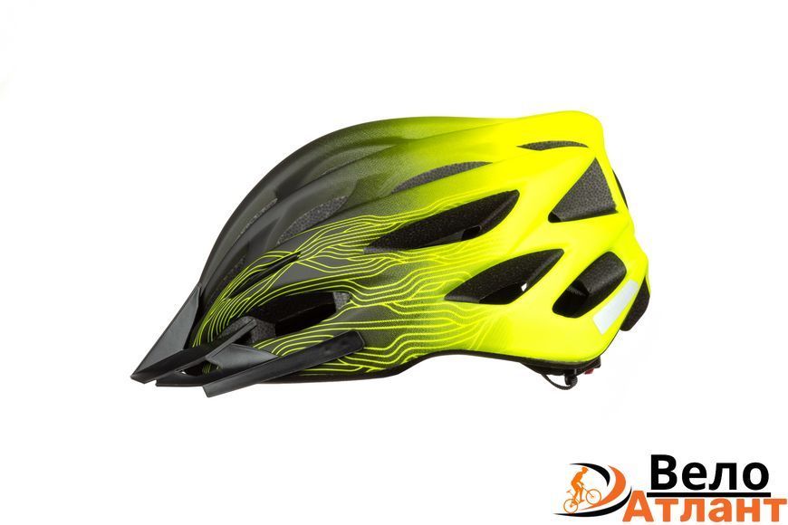 Шолом ONRIDE Mount матовий чорний-жовтий неон L (58-61 см) 2526116105159 фото