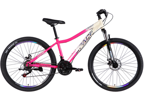 Велосипед ST 27.5" SPACE AURORA DD FR рама-15" біло-рожевий 568235 фото