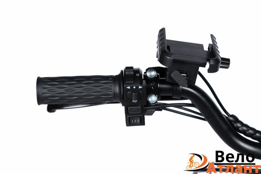 Велосипед 18" AL SPACE eELDORADO DD FR рама-15" з допоміжним комплектом, чорно-помаранчевий 018 фото