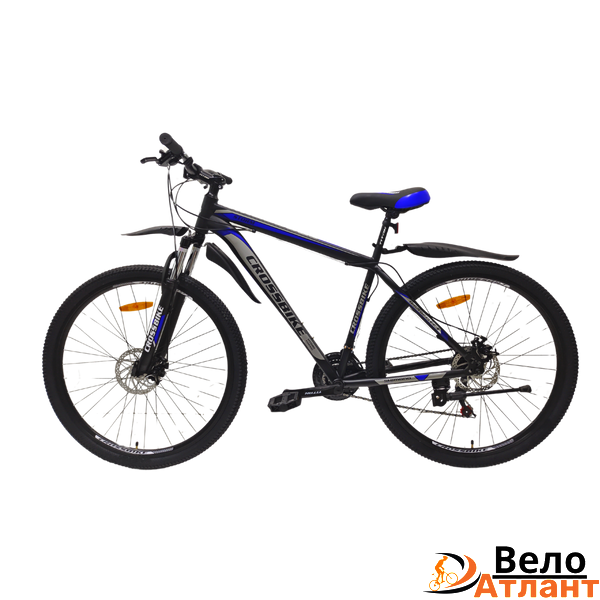 Велосипед CrossBike Storm 29" 17 Чорний-Синій 004401 фото