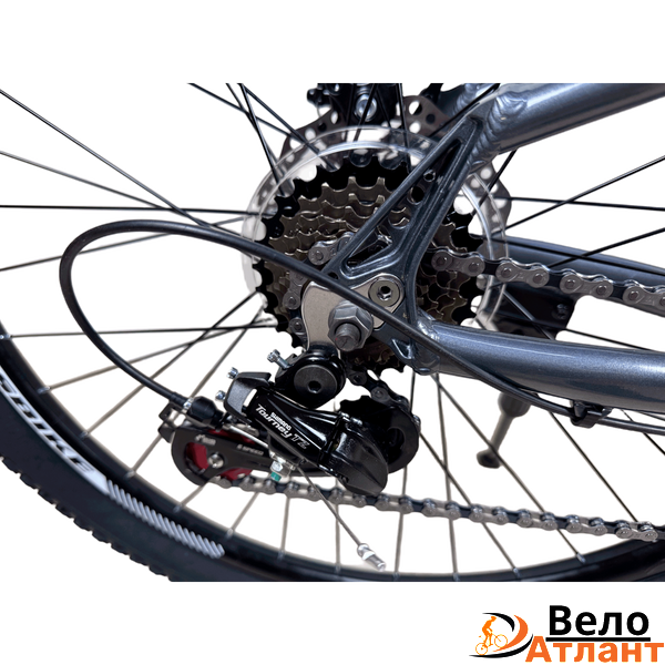 Велосипед CrossBike Roblox 24" 11" Червоний-Сірий 006512 фото