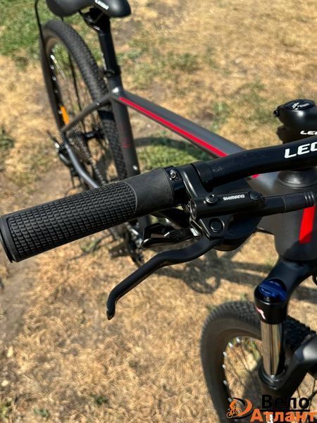 Велосипед алюміній 29" Leon TN-70 AM Hydraulic lock out HDD рама-19" графітовий з чорним та червоним (матовий) 2024 853655 фото