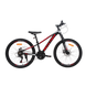 Велосипед CrossBike BOXTER 24" 11" Чорний-Червоний-Білий