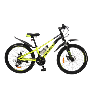 Велосипед Cross Hummer  24" 11" Неоновий жовтий 005482 фото