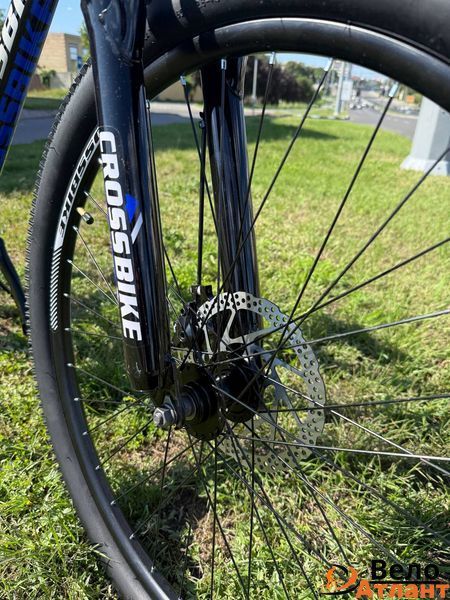ВЕЛОСИПЕД CROSSBIKE EVEREST 27.5" 17" ЧЁРНЫЙ-СИНИЙ 004439 фото