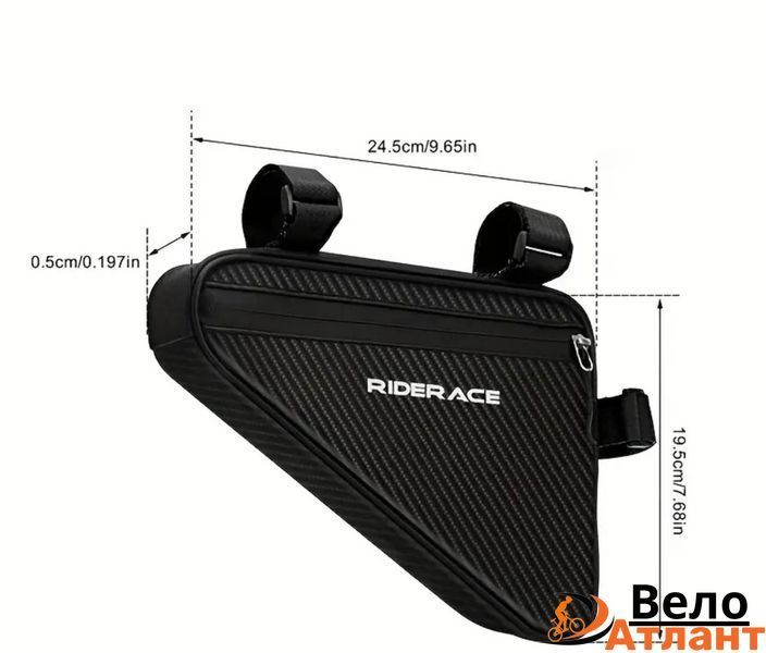 Riderace сумка вело 1.5л треугольная 9645236555 фото