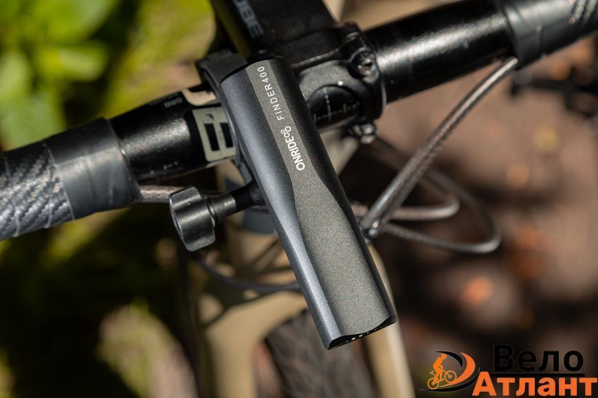 Велосипедна фара ONRIDE Finder 400 (400 lm, 1200 mAh, Type-C) 2526116104025 фото