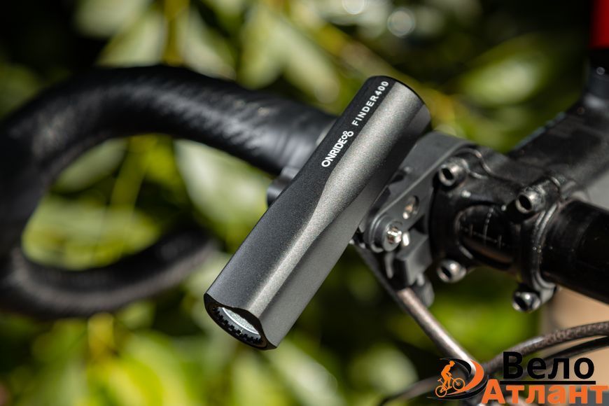 Велосипедна фара ONRIDE Finder 400 (400 lm, 1200 mAh, Type-C) 2526116104025 фото