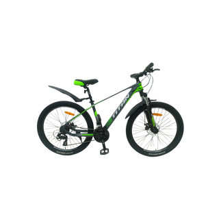 Велосипед Titan Shadow 26" 15.5" Серый-Зеленый 005057 фото