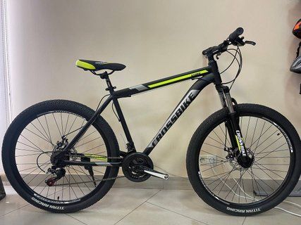 ВЕЛОСИПЕД CROSSBIKE STORM 27"19" Черно Желтый (кросс байк шторм) 856795 фото