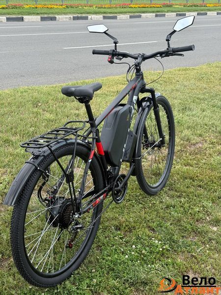 Велосипед CrossBike Ultra 29 з допоміжним комплектом, чорно-червоний 94210 фото