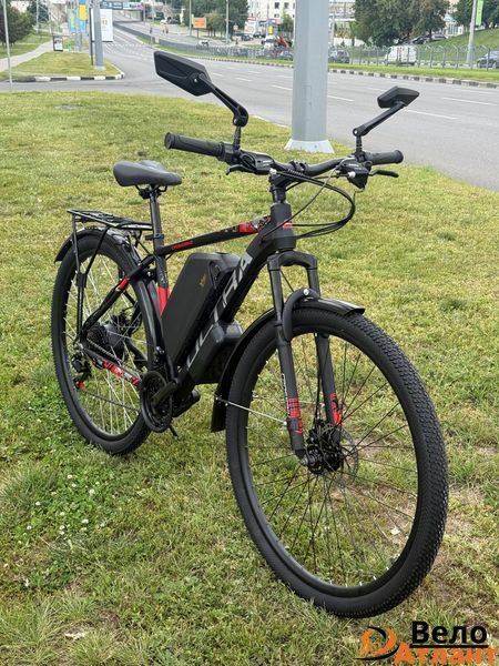 Велосипед CrossBike Ultra 29 з допоміжним комплектом, чорно-червоний 94210 фото