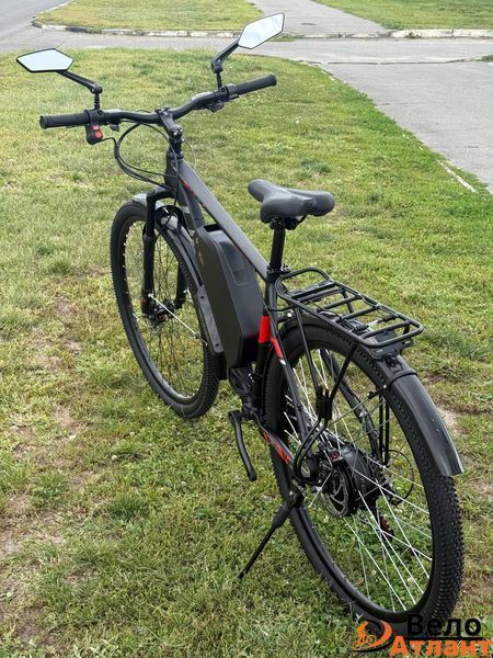 Велосипед CrossBike Ultra 29 з допоміжним комплектом, чорно-червоний 94210 фото
