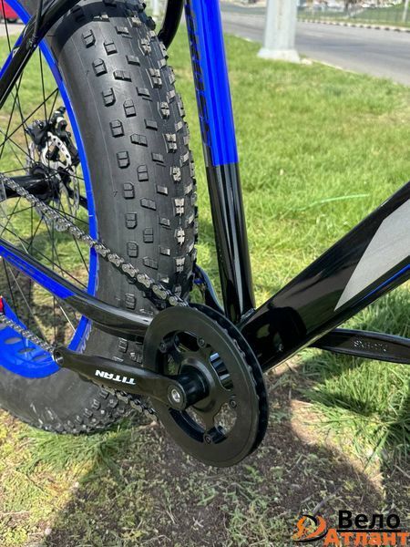Велосипед Фэтбайк Cross Defender 26*4.9 рама 19 (черно синий) Кросс Дефендер 757479 фото