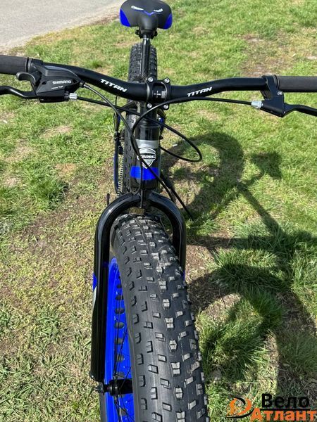 Велосипед Фэтбайк Cross Defender 26*4.9 рама 19 (черно синий) Кросс Дефендер 757479 фото