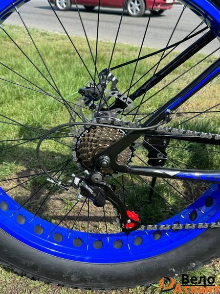 Велосипед Фэтбайк Cross Defender 26*4.9 рама 19 (черно синий) Кросс Дефендер 757479 фото