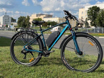 Велосипед  29" AL Formula eCURSOR MAN DD CS рама-19"  темно-синій  75425 фото