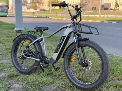 Велосипед со вспомогательным комплектом E-Titan Aventure 26.4" 19" Серый-Металик 0056 фото