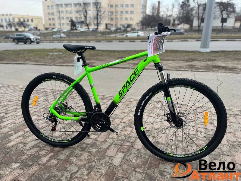 Велосипед AL 29" SPACE MERCURY DD FR рама-20" зелено-чорний 2025 5662 фото