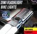 Фонарь велосипедный Dual Light 6000, аккумуляторный, алюминиевый корпус, с креплением на руль. 785612 фото 2