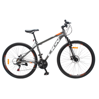Велосипед CrossBike Lion 29" 21" Серый-Оранжевый 2535433 фото