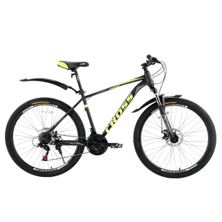 Велосипед Cross Forest 27.5" 18" Черный-неоновый желтый-серый 005086 фото