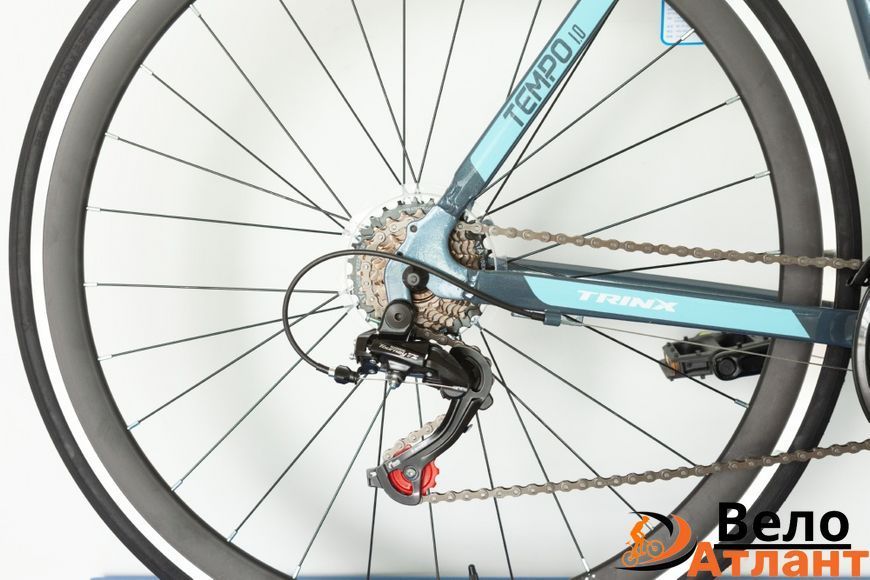 Шоссейный Велосипед 28" Trinx Tempo 1.0 рама 50-54 см 2023 Серый 29TWS21-3443235 фото