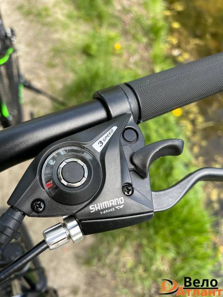 ВЕЛОСИПЕД CROSSBIKE SHARK 29" ЧОРНИЙ-ЗЕЛЕНИЙ 29CJPr21-003531 фото