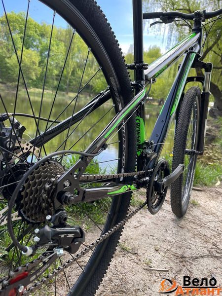 ВЕЛОСИПЕД CROSSBIKE SHARK 29" ЧОРНИЙ-ЗЕЛЕНИЙ 29CJPr21-003531 фото