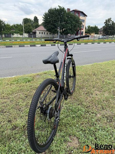 Велосипед CrossBike COMPASS 26" 12.5" Чорний-Червоний 006250 фото