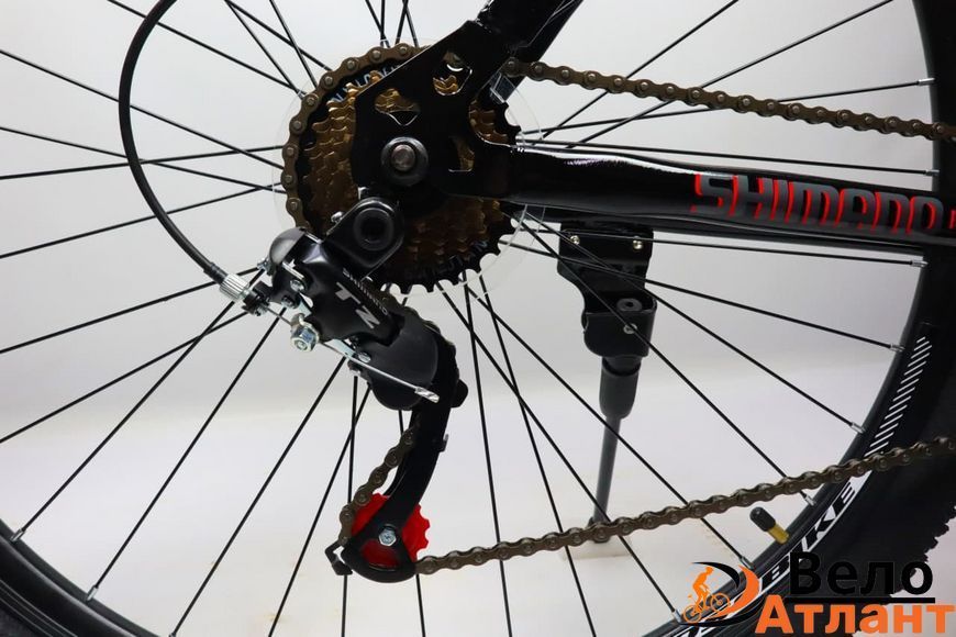 ВЕЛОСИПЕД CROSSBIKE ATLAS 29" 20" ЧОРНИЙ-ЧЕРВОНИЙ 29CJPr21-003531 фото