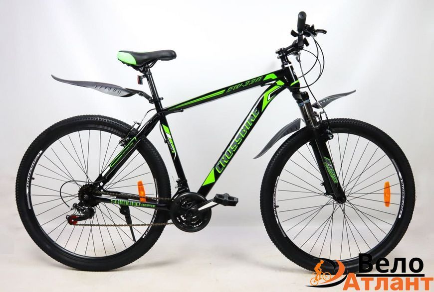 ВЕЛОСИПЕД CROSSBIKE ATLAS 29" 20" ЧОРНИЙ-ЧЕРВОНИЙ 29CJPr21-003531 фото