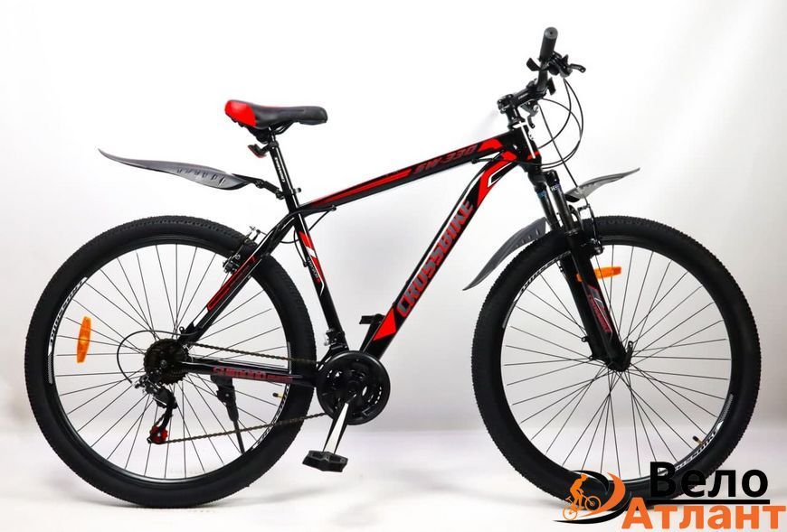 ВЕЛОСИПЕД CROSSBIKE ATLAS 29" 20" ЧОРНИЙ-ЧЕРВОНИЙ 29CJPr21-003531 фото